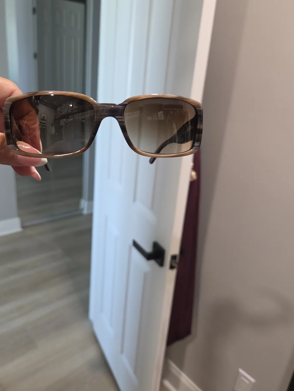 CHANEL Women's Brown Gradient Square Sunglasses - Brown